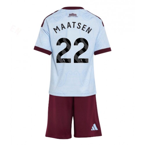 Aston Villa Ian Maatsen #22 Fußballbekleidung 3rd trikot Kinder 2026-27 Kurzarm (+ kurze hosen)